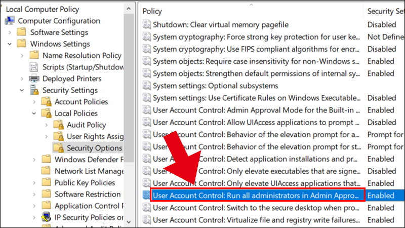  Nhấp 2 lần chuột v&agrave;o mục n&agrave;y